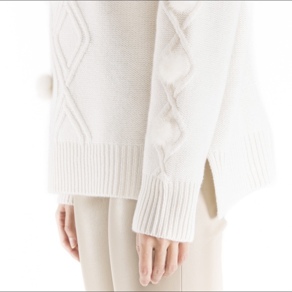 ❄️Max & Moi Bambou Pom-Pom Sweater Off White❄️ - Picture 4 of 6